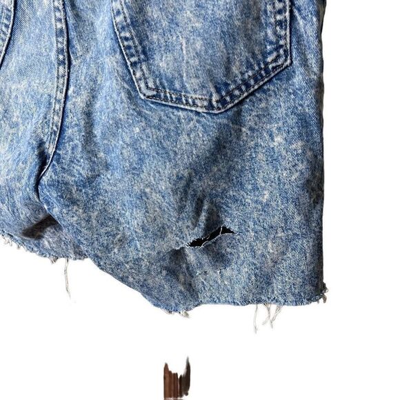 VTG USA Brittania Distressed Acid Wash Shorts 36 - Picture 7 of 10